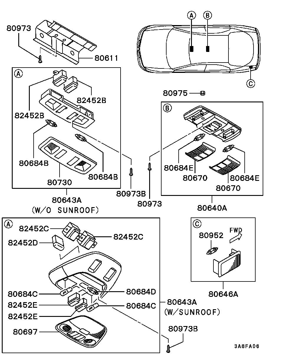 Mitsubishi MB958902 - Kvēlspuldze, Instrumentu paneļa apgaismojums ps1.lv