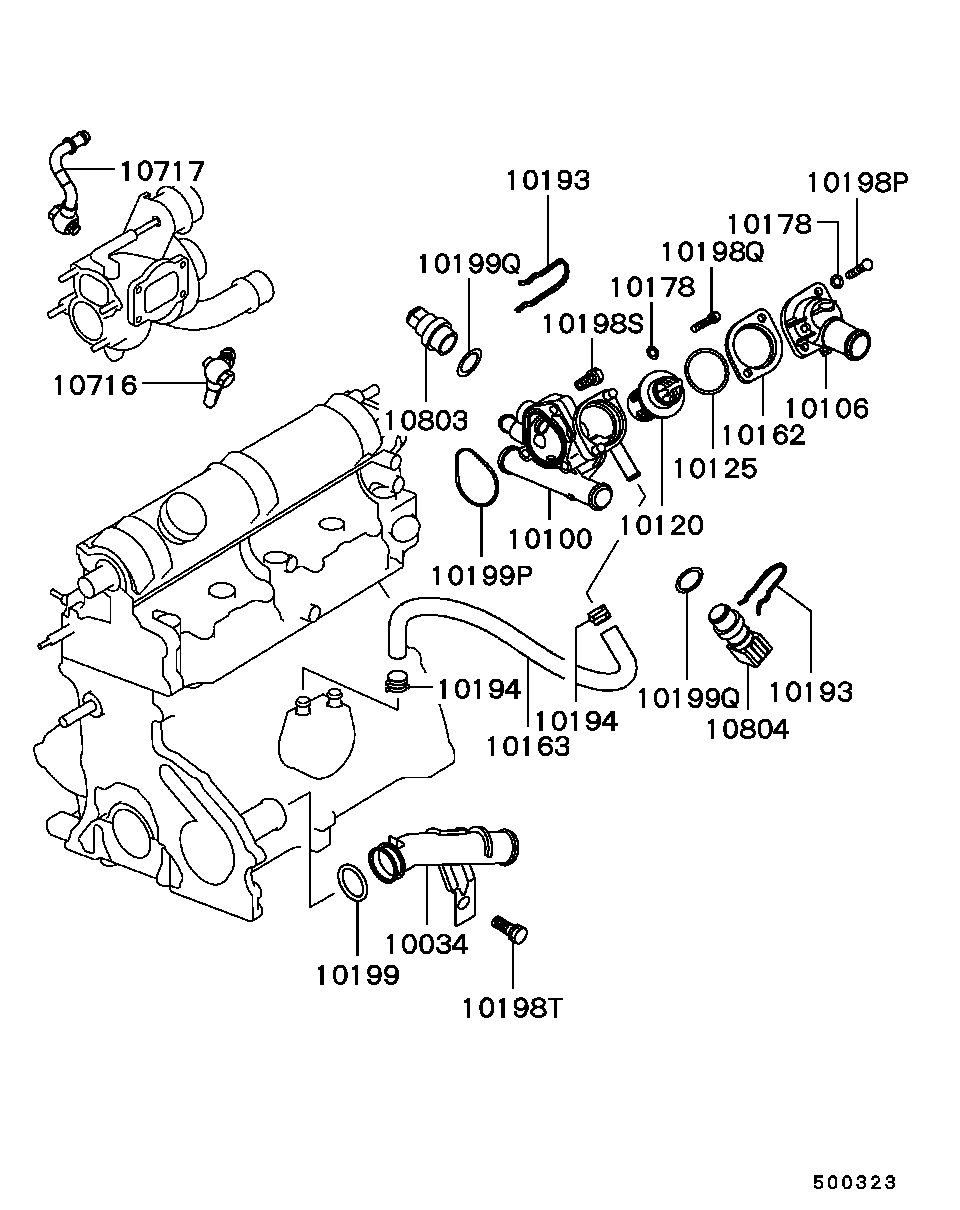 Mitsubishi M80 9548 - Devējs, Dzesēšanas šķidruma temperatūra ps1.lv