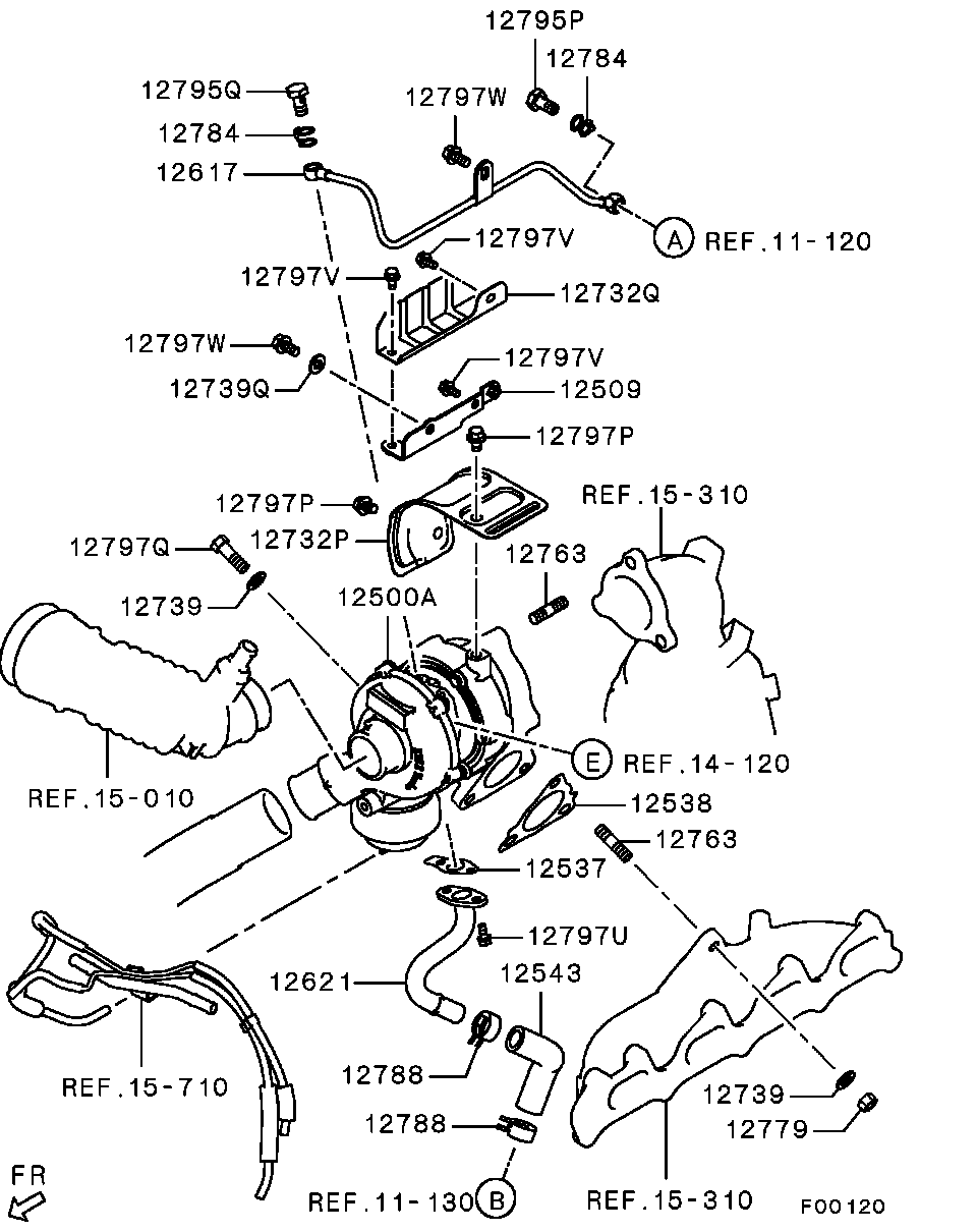 Mitsubishi 1515A029 - Kompresors, Turbopūte ps1.lv