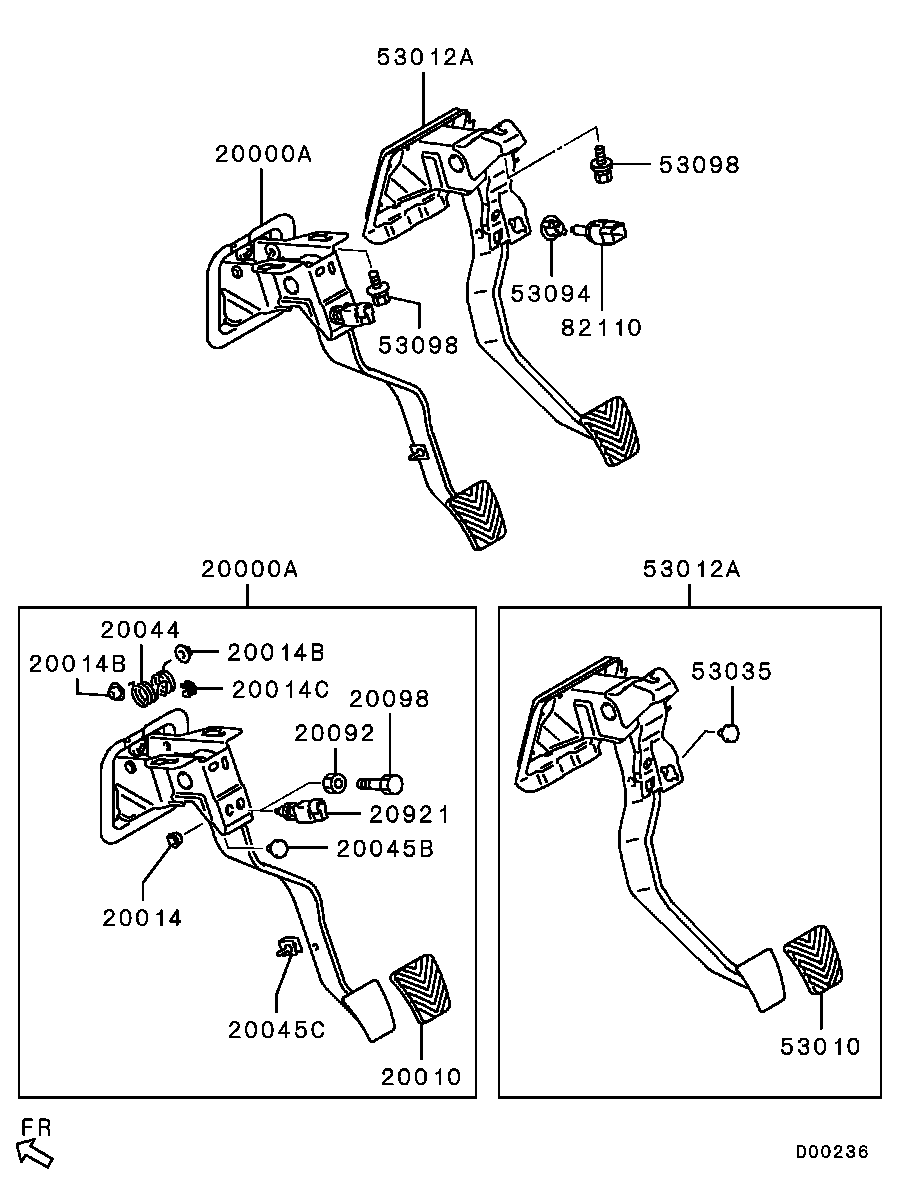 Mitsubishi MN103232 - Bremžu signāla slēdzis ps1.lv