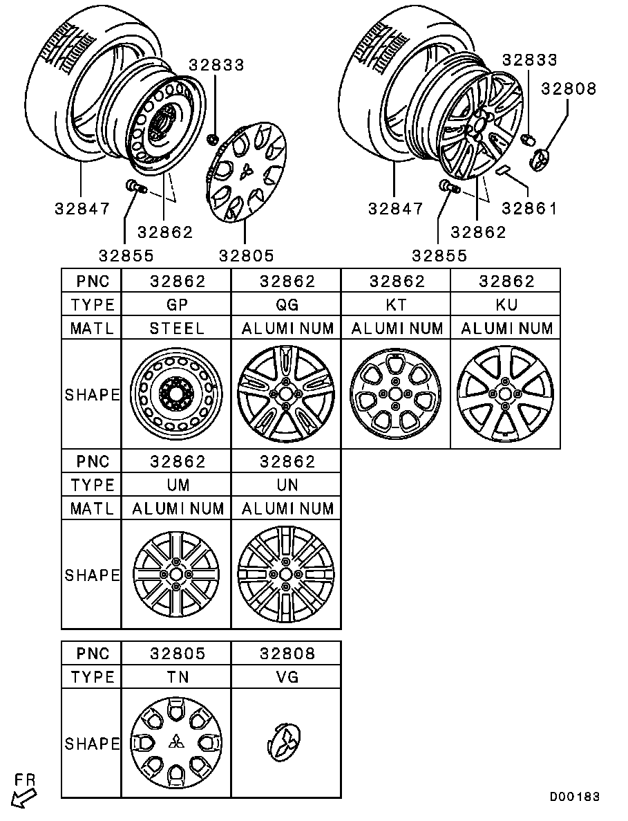 Mitsubishi MN125911 - Aizdedzes svece ps1.lv