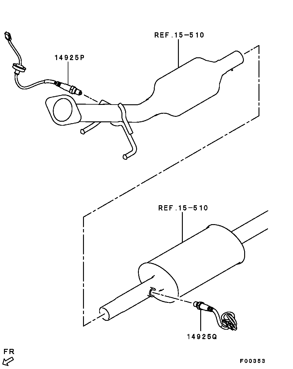 Mitsubishi MN128424 - Lambda zonde ps1.lv