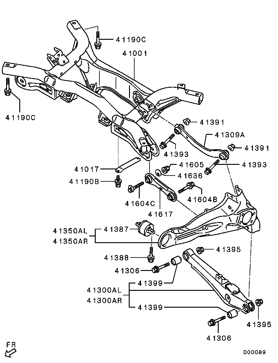 CITROËN 4110A012 - Piekare, Šķērssvira ps1.lv