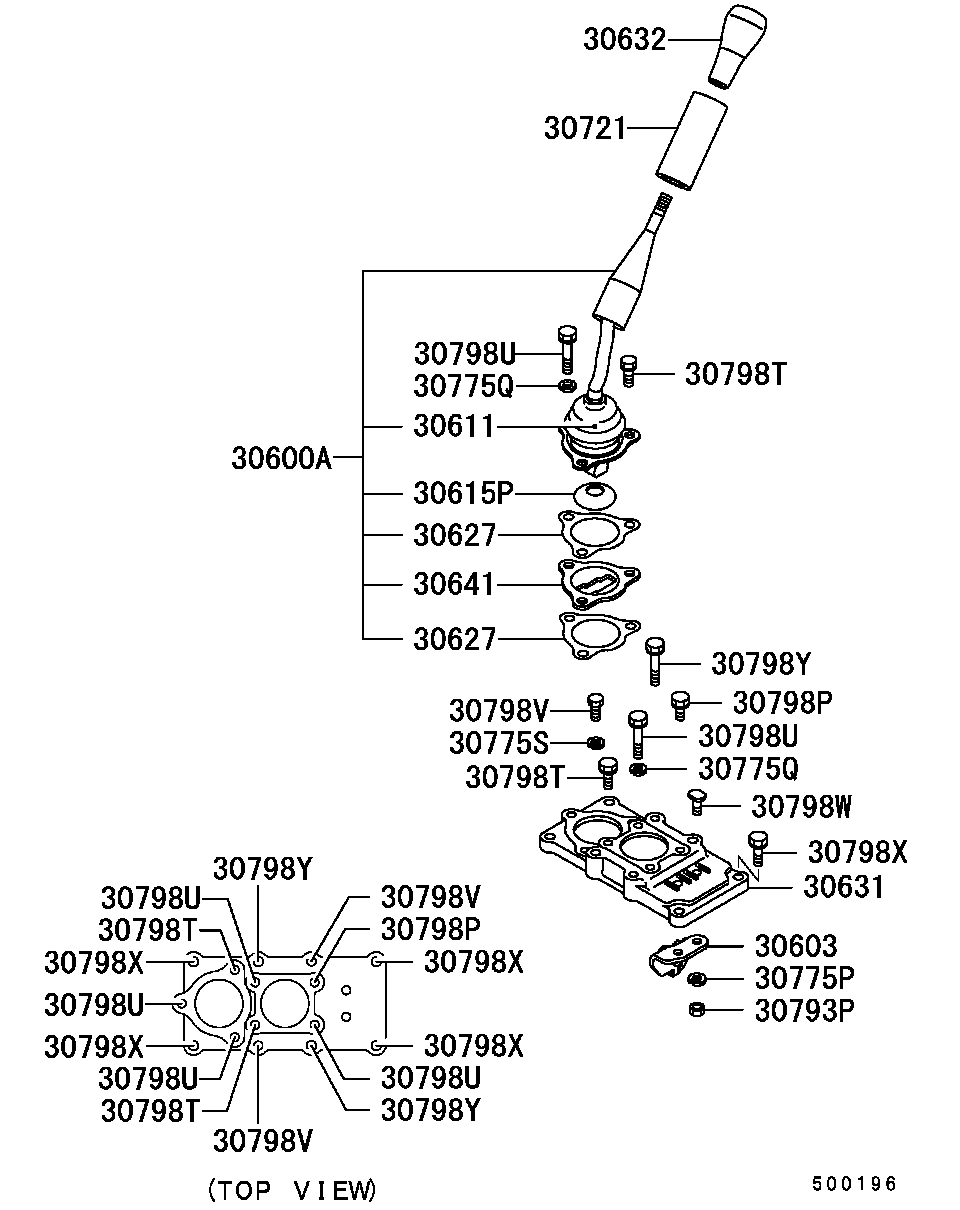 Mitsubishi MD 726 990 - Skrūve ps1.lv