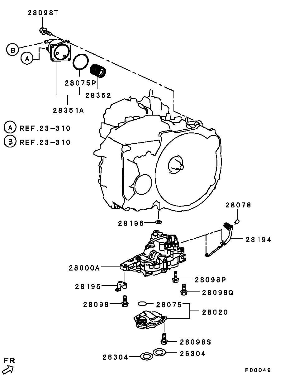 Mitsubishi 2920A141 - Eļļas radiators, Motoreļļa ps1.lv