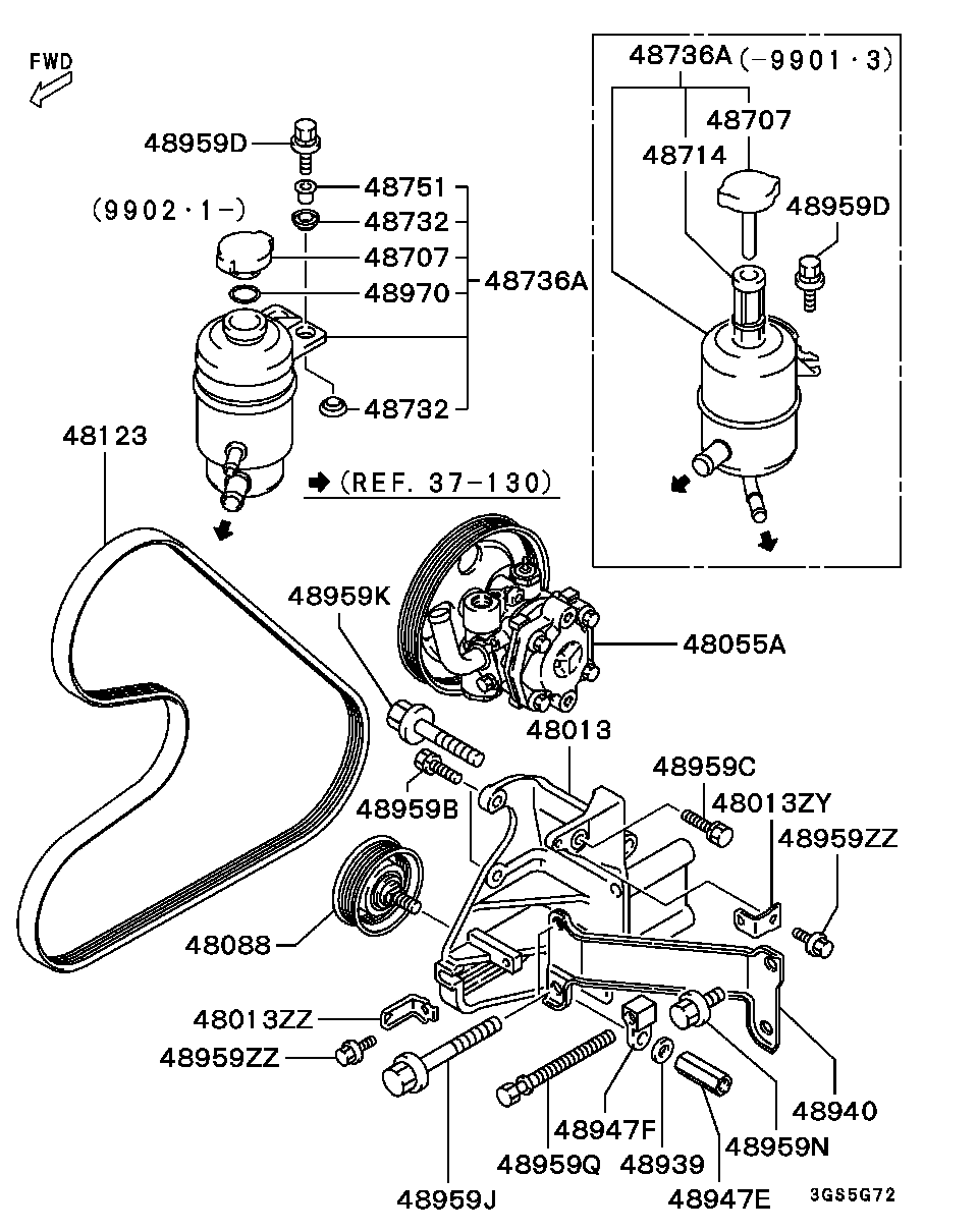 Honda MD326782 - Ķīļrievu siksna ps1.lv