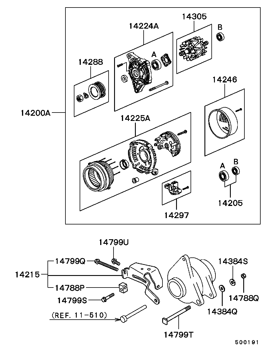 Mitsubishi MD 327550 - Ģenerators ps1.lv