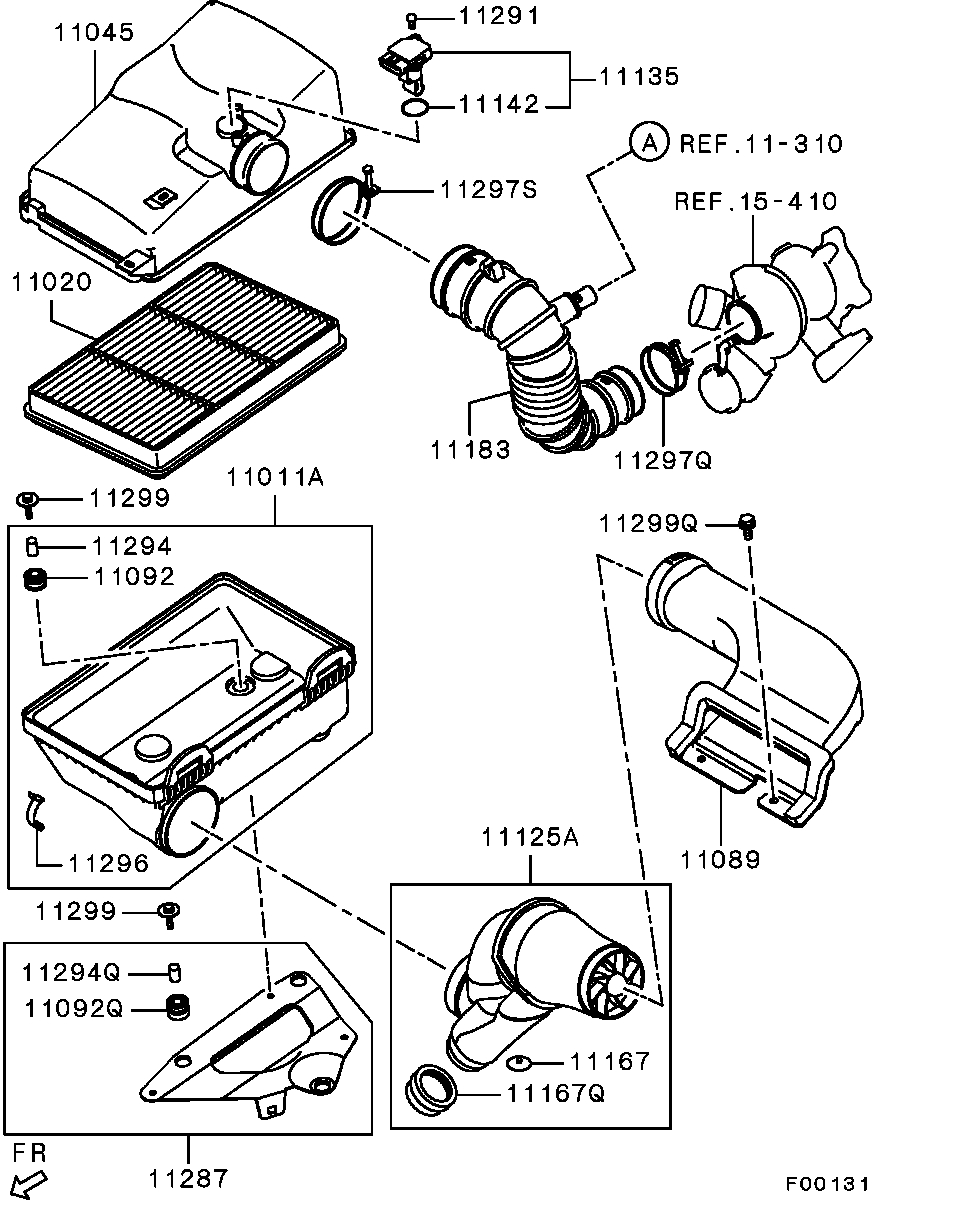 MAZDA 1525A016 - Gaisa masas mērītājs ps1.lv