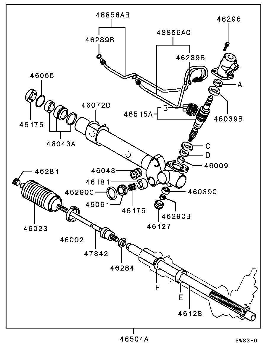 Mitsubishi MR151976 - Putekļusargs, Stūres iekārta ps1.lv