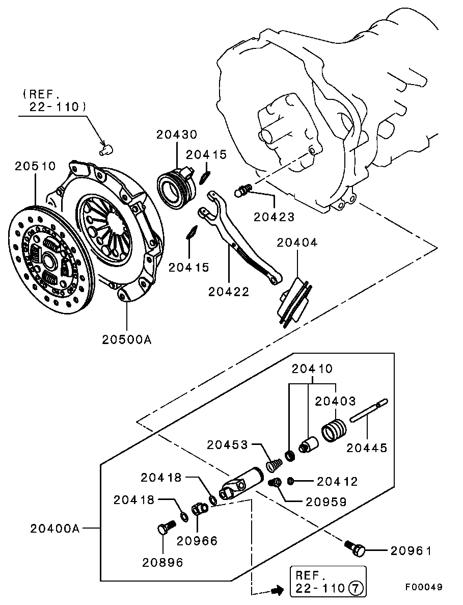 Mitsubishi MR357709 - Sajūga disks ps1.lv