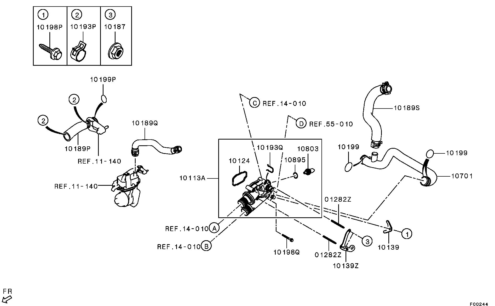 Mitsubishi MN-982202 - Devējs, Dzesēšanas šķidruma temperatūra ps1.lv