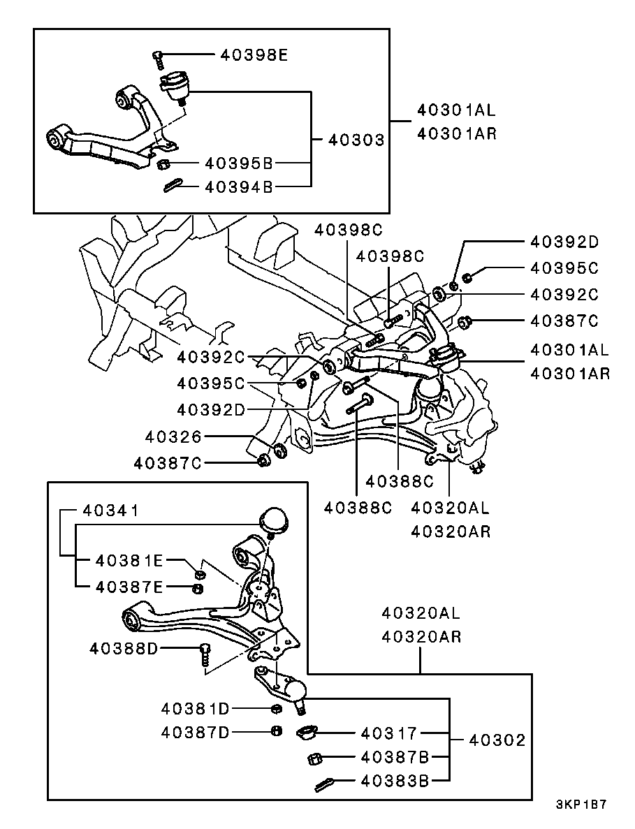 CHANGFENG MR496799 - Balst / Virzošais šarnīrs ps1.lv