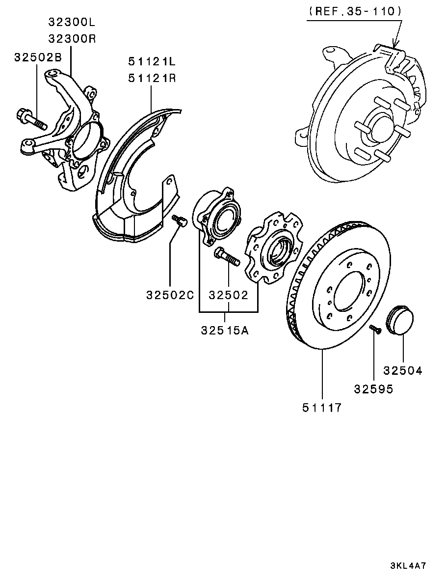 MITSUBISHI (GAC) MR407116 - DISC,FR BRAKE ps1.lv