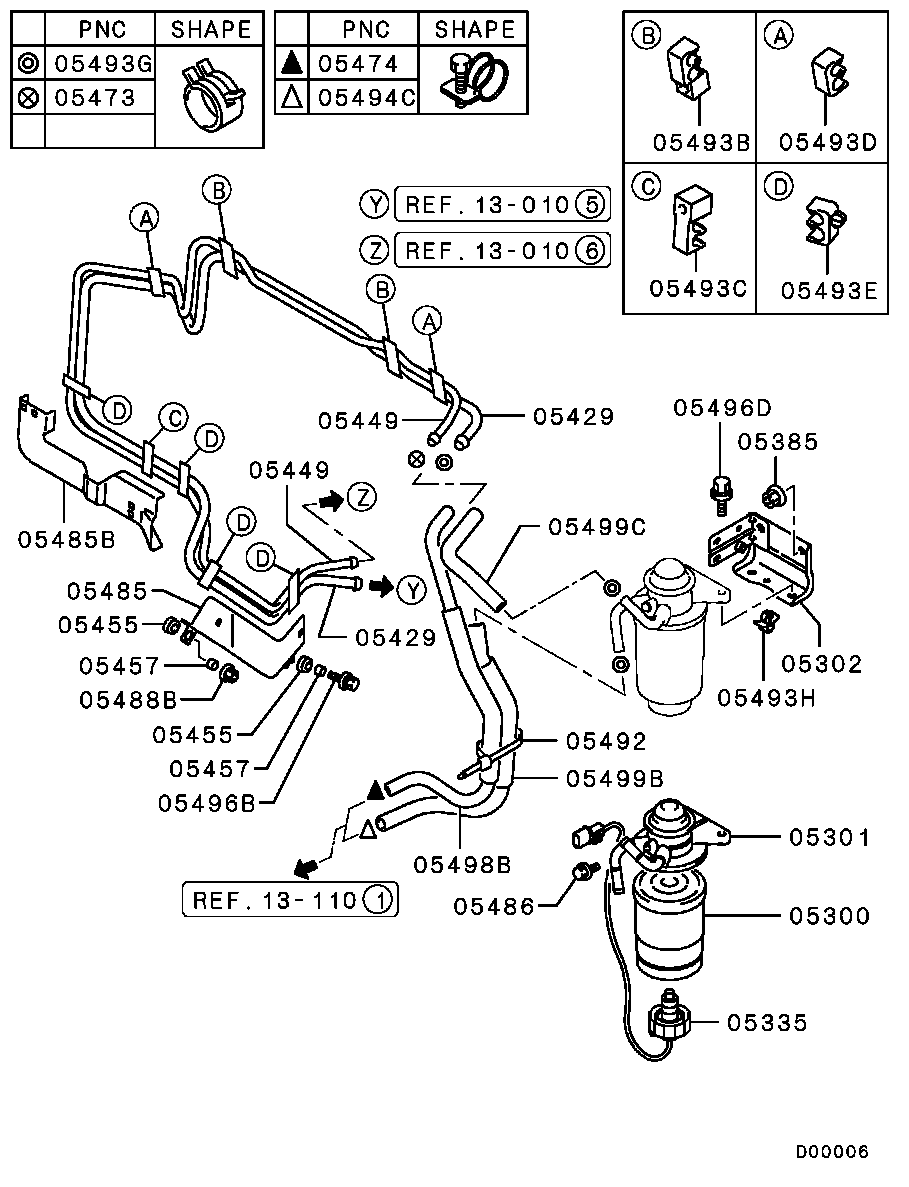 Mitsubishi MR514545 - Degvielas filtrs ps1.lv