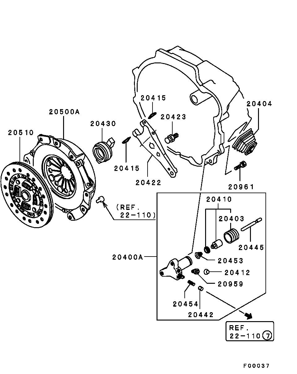 Mitsubishi MN110720 - Sajūga disks ps1.lv