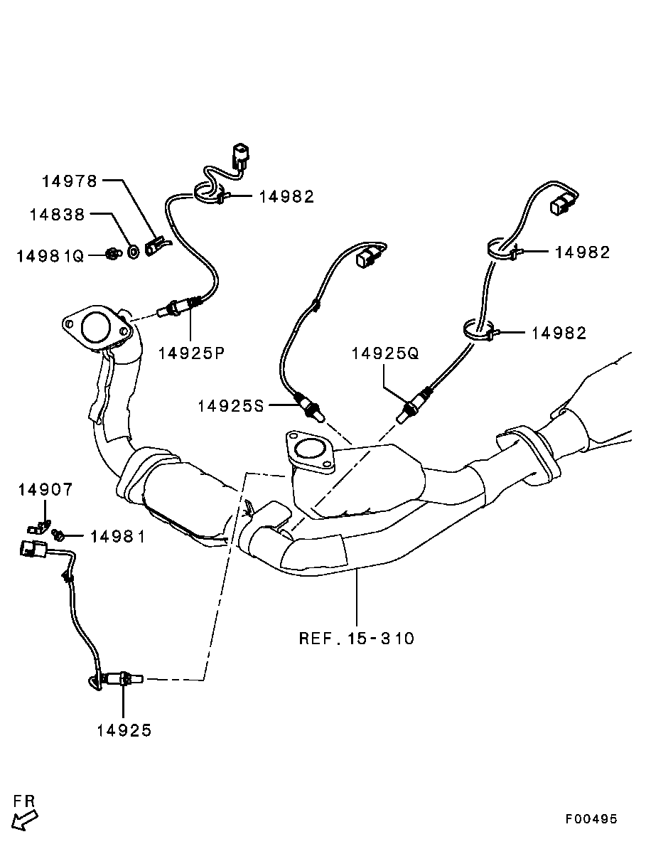 Mitsubishi MD365014 - Lambda zonde ps1.lv