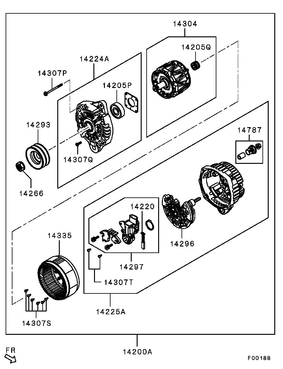 Mitsubishi 1800A290 - Ģenerators ps1.lv