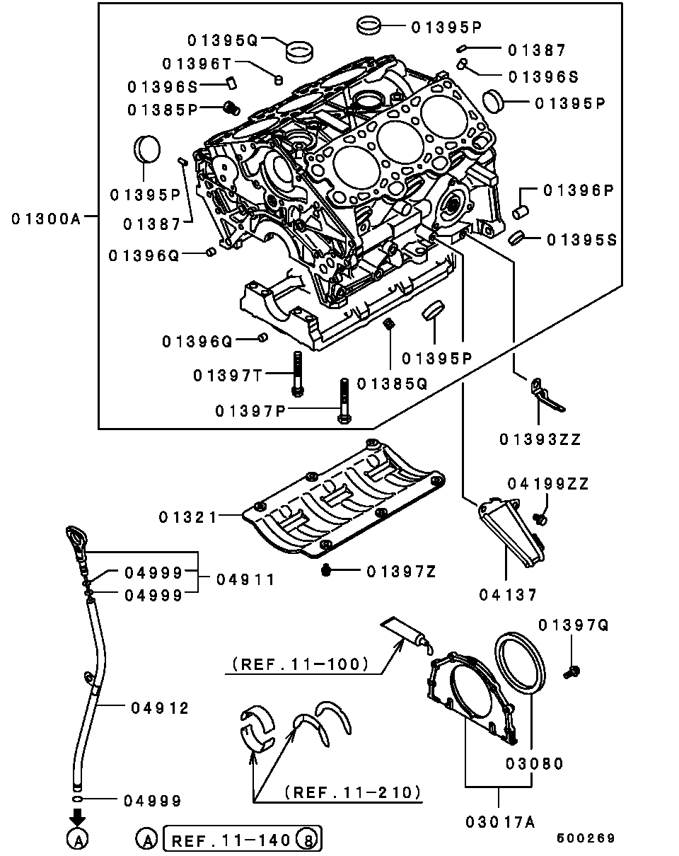 Mitsubishi MD341236 - Vārpstas blīvgredzens, Kloķvārpsta ps1.lv