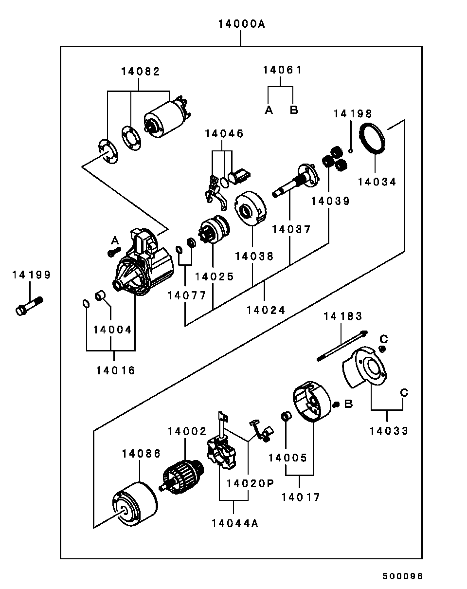 Mitsubishi MD342382 - Starteris ps1.lv