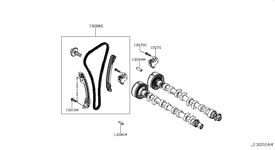 NISSAN 13070-00Q1G - Spriegotājs, Piedziņas ķēde ps1.lv