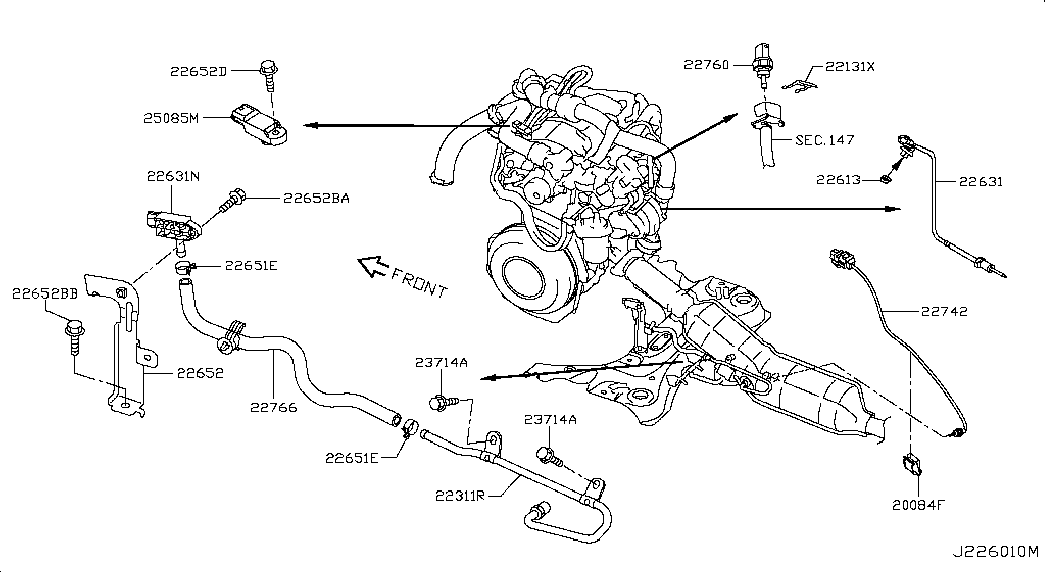 Infiniti 25085AW300 - Devējs, Pūtes spiediens ps1.lv