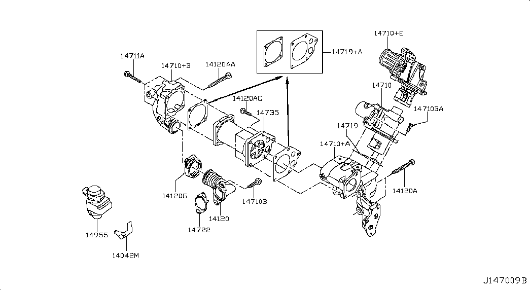 Abarth 1495600QAK - Izpl. gāzu recirkulācijas vārsts ps1.lv