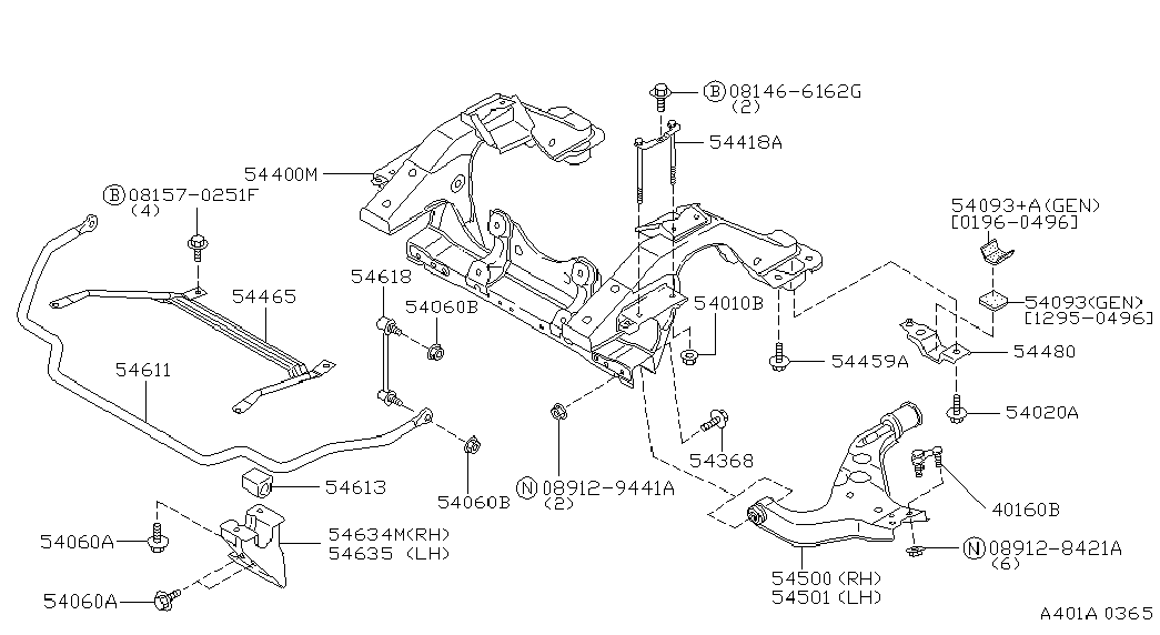 Infiniti 546134P007 - Bukse, Stabilizators ps1.lv