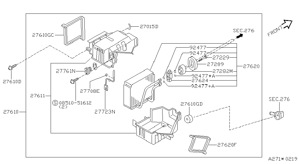 NISSAN 2776170T02 - Rezistors, Salona ventilators ps1.lv