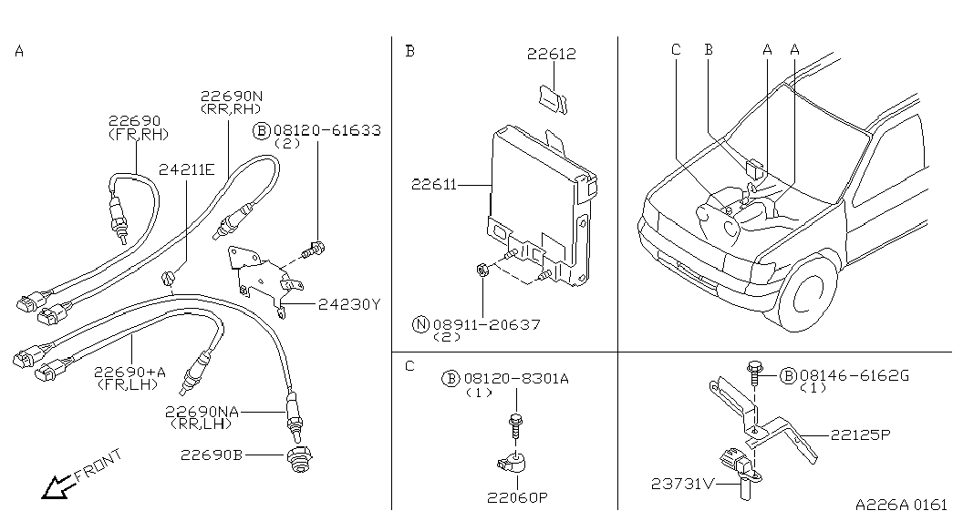 Datsun 22690-0W000 - Lambda zonde ps1.lv