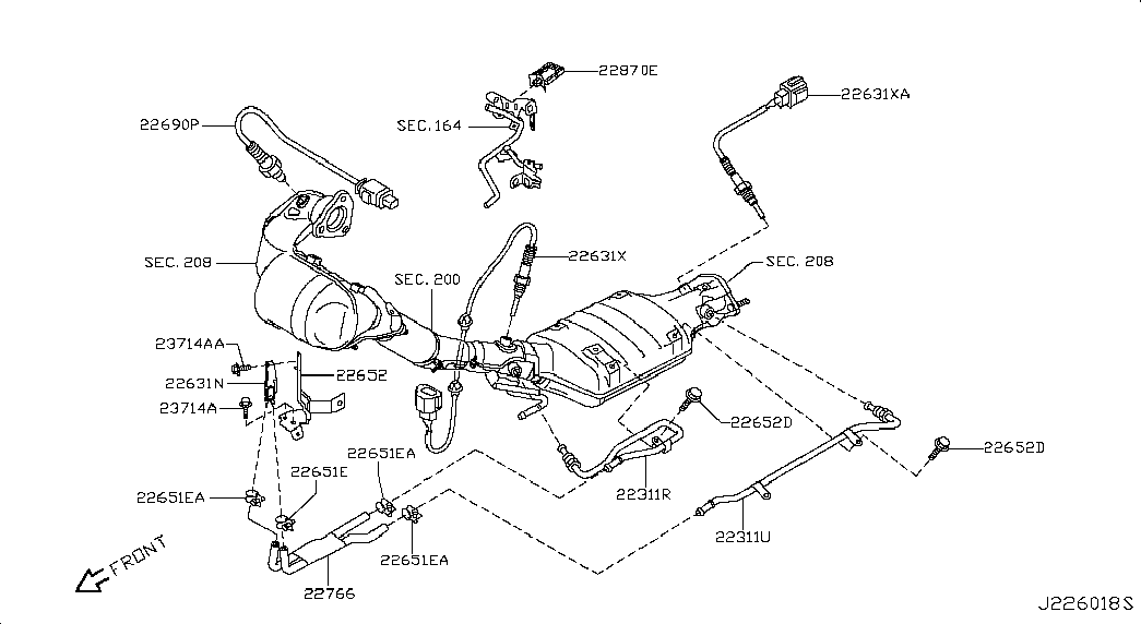 Infiniti 22771JG70A - Devējs, Izplūdes gāzu spiediens ps1.lv