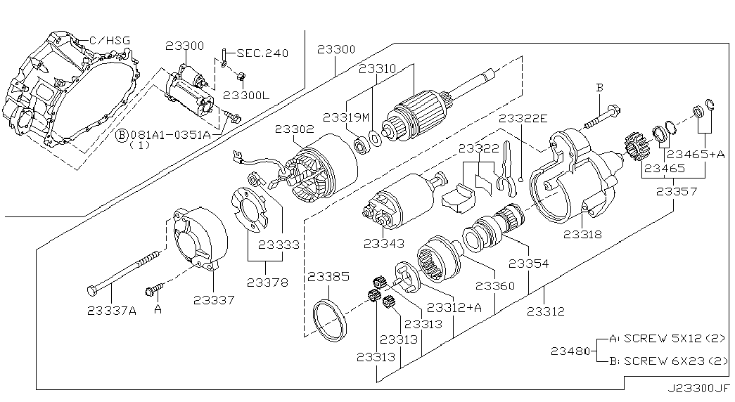 Infiniti 23300-8H801 - Starteris ps1.lv