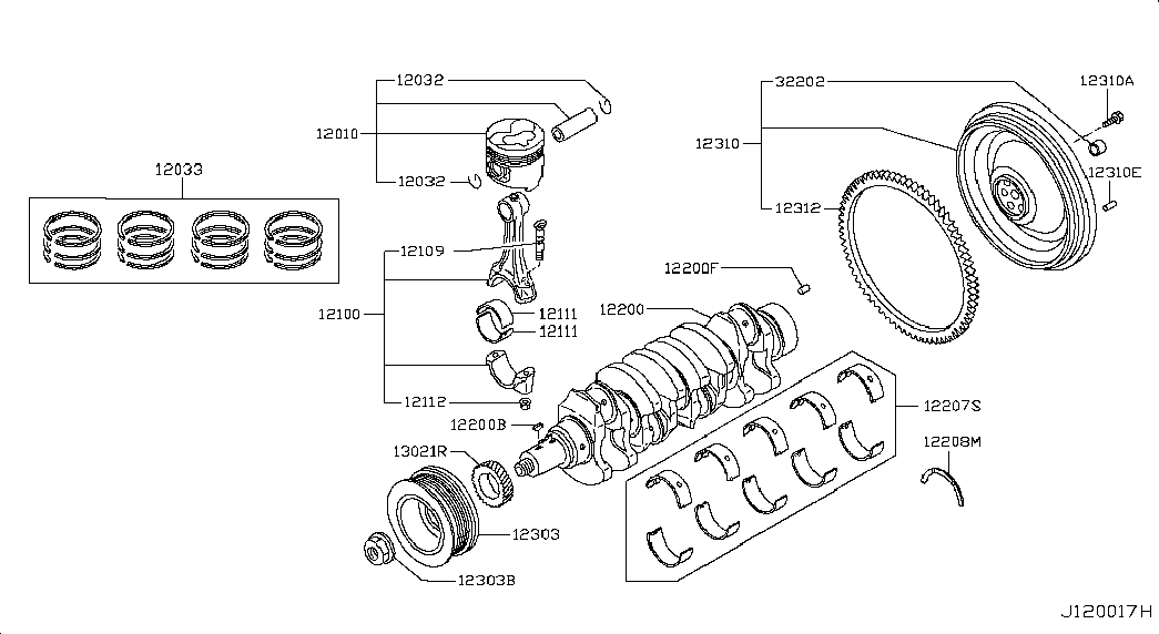 NISSAN 13021MA70A - Sadales vārpstas piedziņas ķēdes komplekts ps1.lv