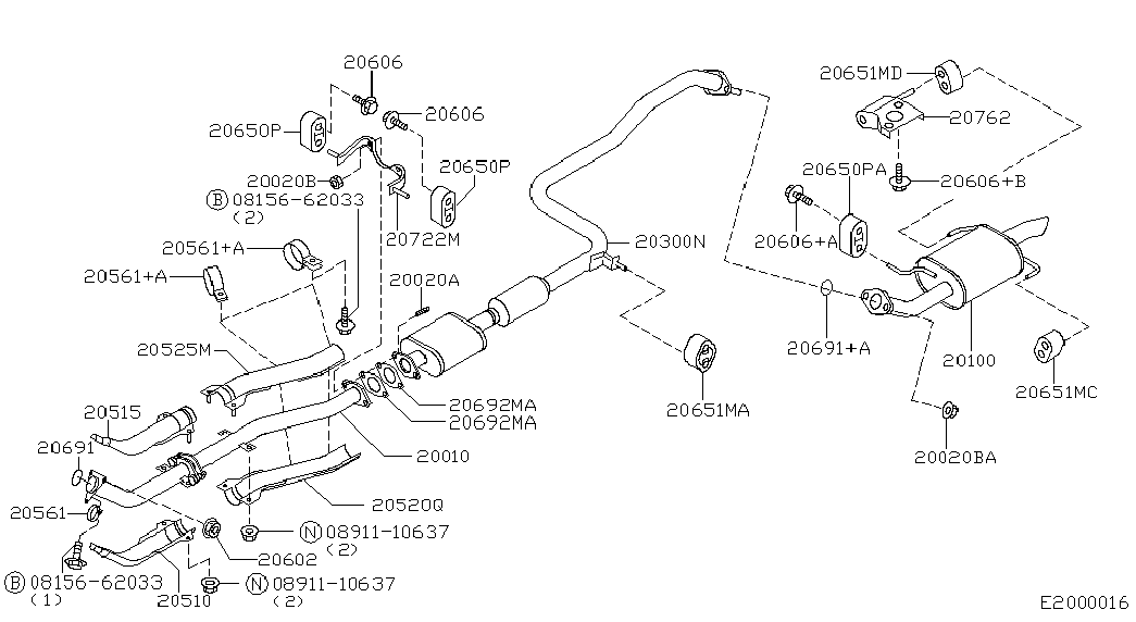 NISSAN 20650-2F001 - Bukse, Stabilizators ps1.lv