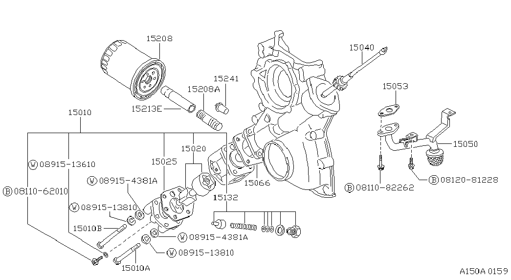 NISSAN 15066-21001 - Blīve, Eļļas filtrs ps1.lv