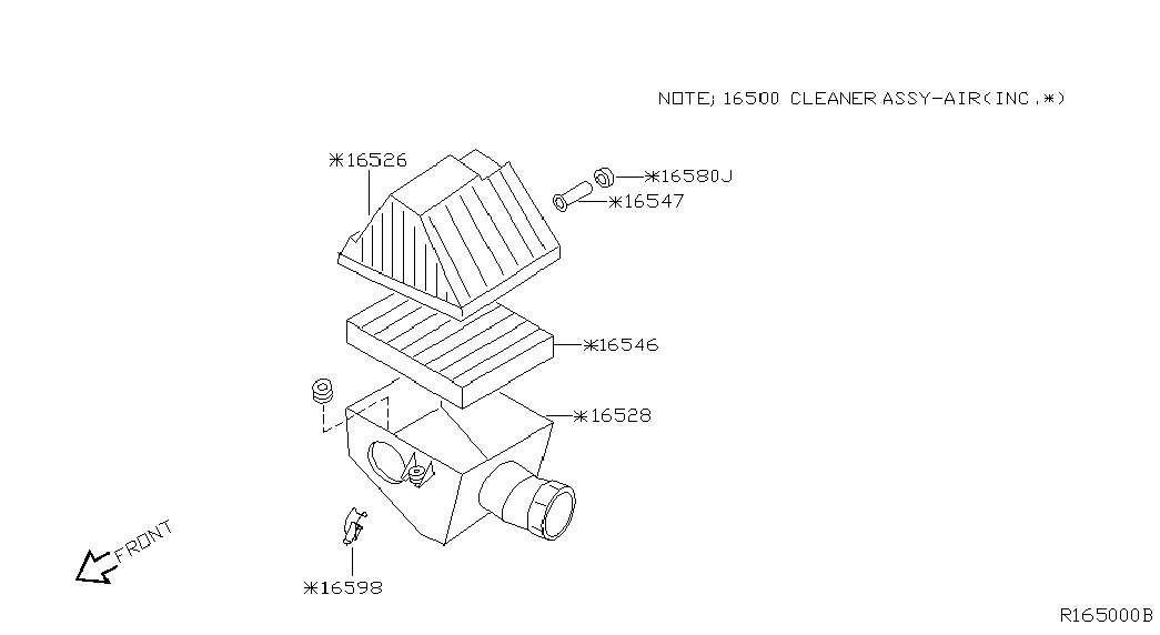 Infiniti 16546 V 0110 - Gaisa filtrs ps1.lv