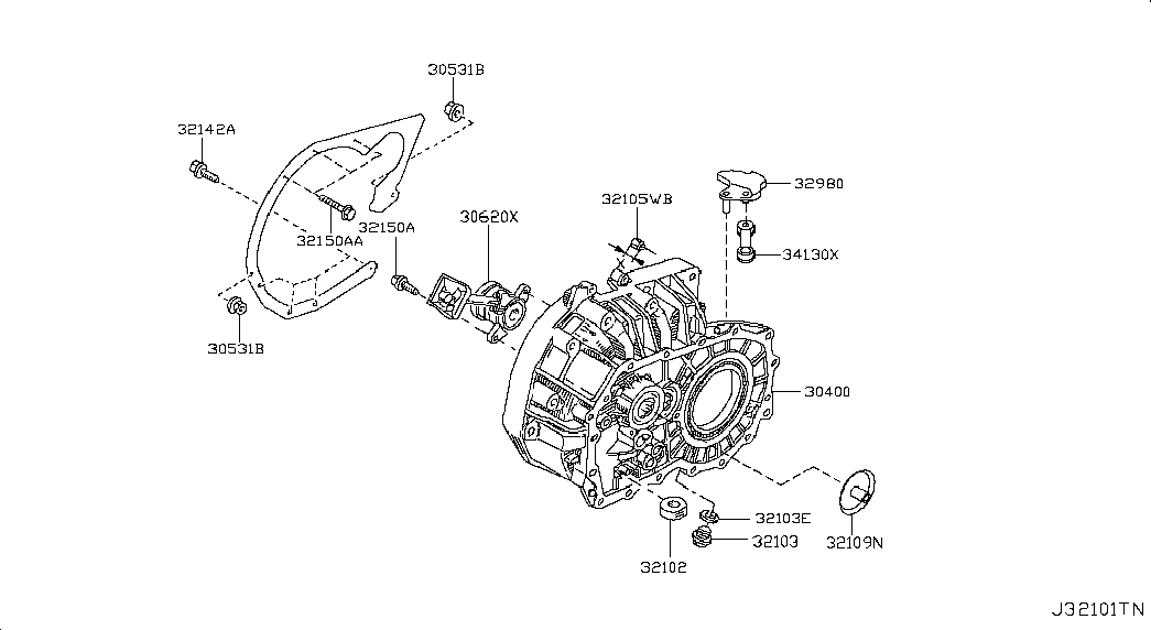 NISSAN 30620-00Q0J - Centrālais izslēdzējmehānisms, Sajūgs ps1.lv