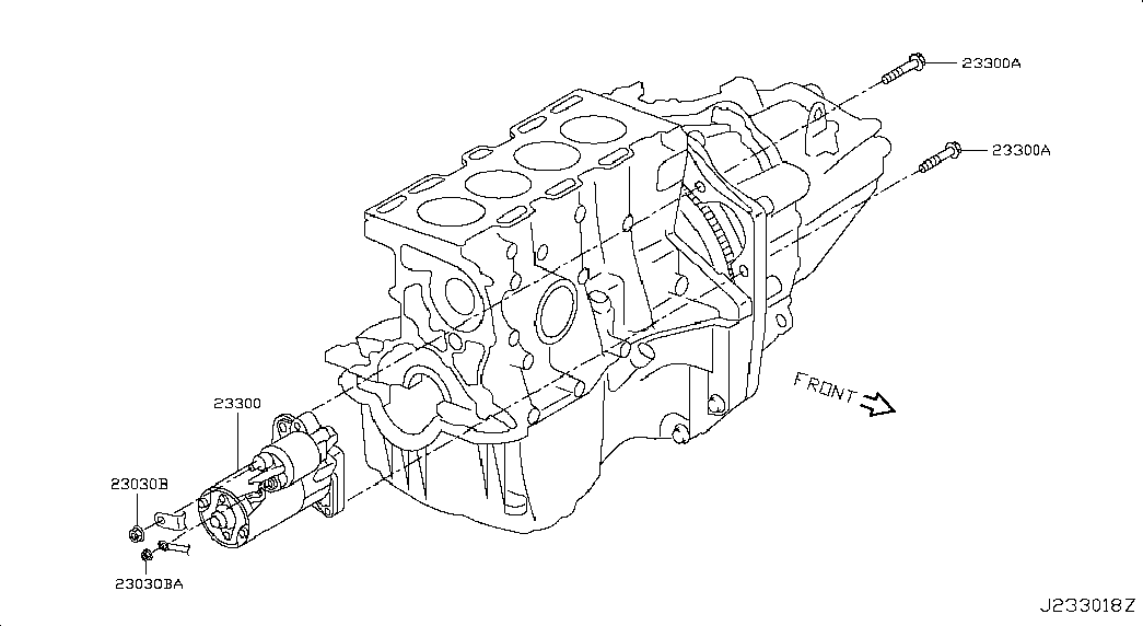 NISSAN 23300-00Q2C - Starteris ps1.lv