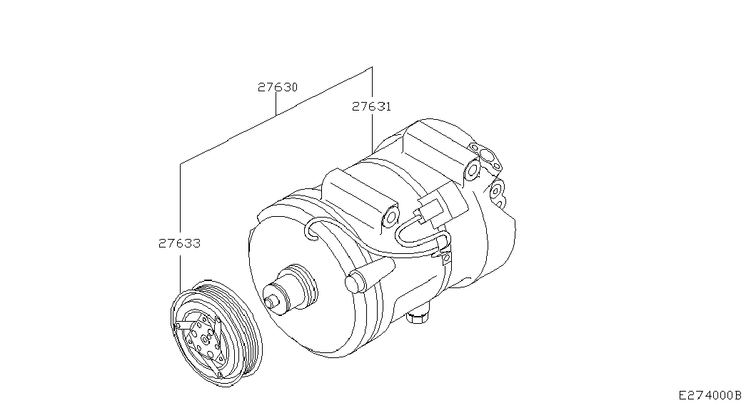 NISSAN 92600-9F510 - Kompresors, Gaisa kond. sistēma ps1.lv