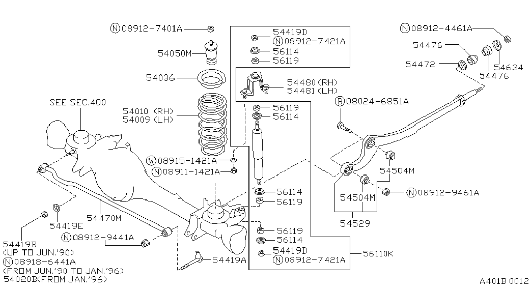 NISSAN 56110-22J25 - Amortizators ps1.lv