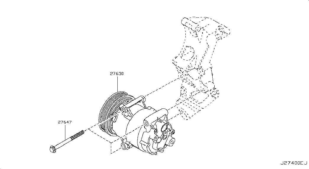 NISSAN 2318800QAB - Kompresors, Gaisa kond. sistēma ps1.lv