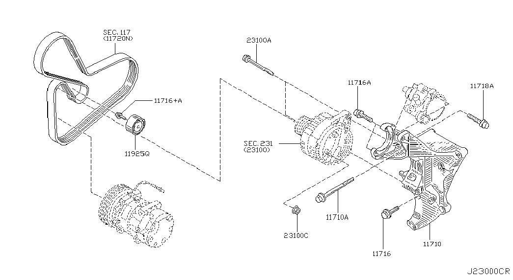 Opel 11925-AW300 - Parazīt / Vadrullītis, Ķīļrievu siksna ps1.lv