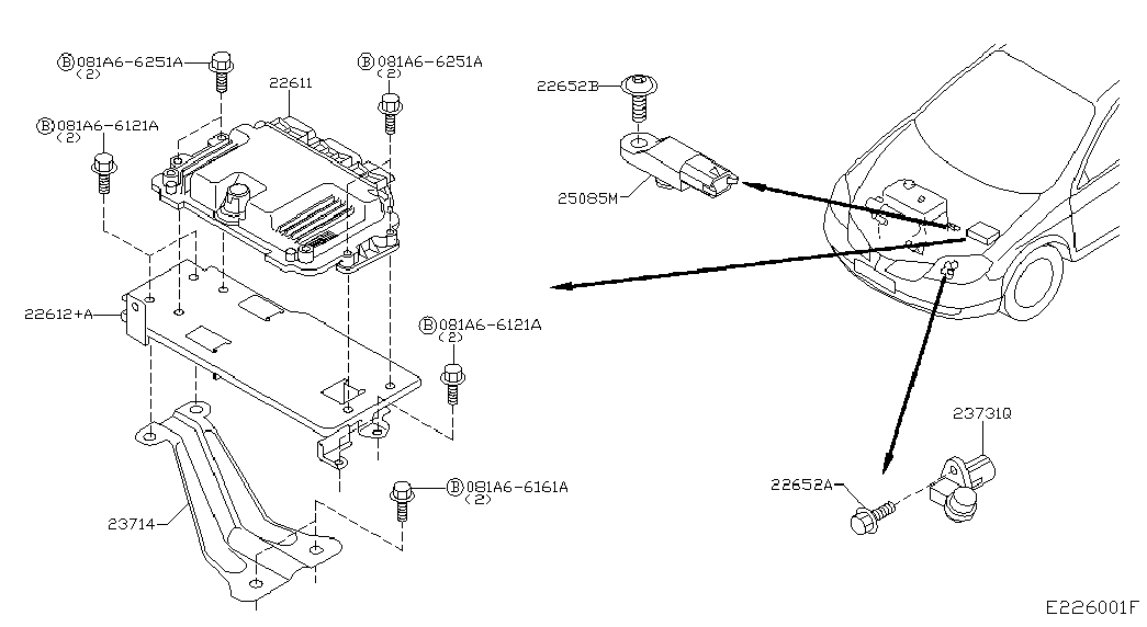 Infiniti 23731-AW300 - Impulsu devējs, Kloķvārpsta ps1.lv