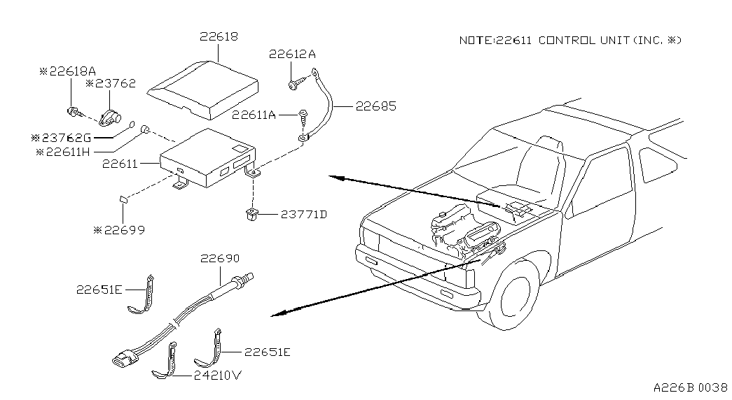 NISSAN 2269012G02 - Lambda zonde ps1.lv