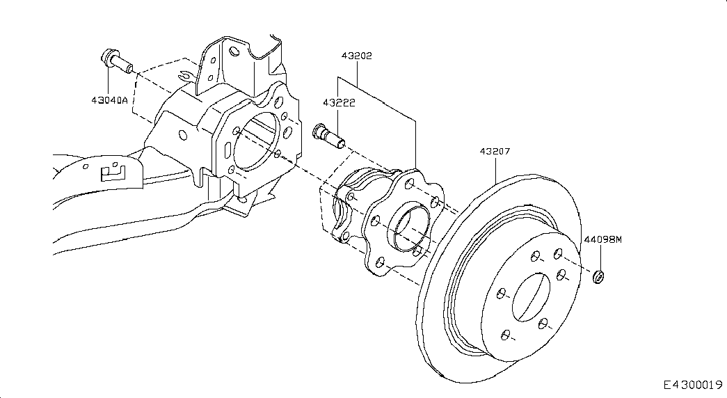 PEUGEOT 43202JG01A - Riteņa rumba ps1.lv