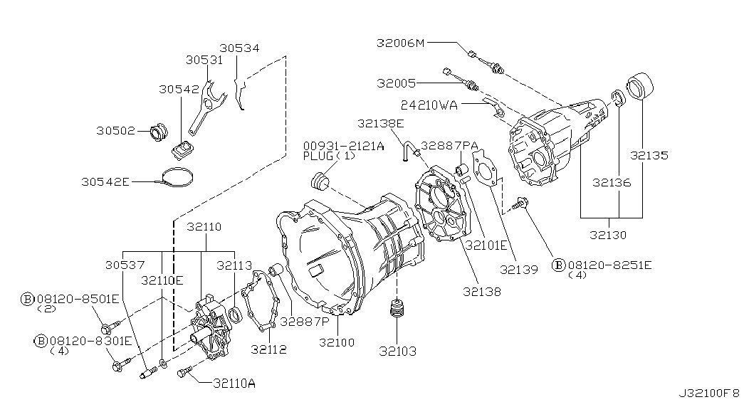 NISSAN 30502-1W718 - Izspiedējgultnis ps1.lv