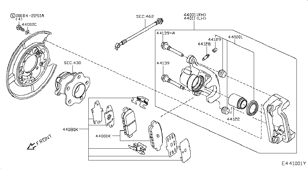 SAMSUNG D4060JA00A - PAD KIT-DISC BRAKE,REAR ps1.lv