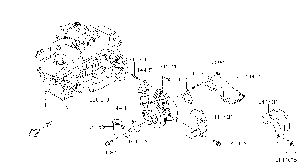 Suzuki 144112X900 - Kompresors, Turbopūte ps1.lv