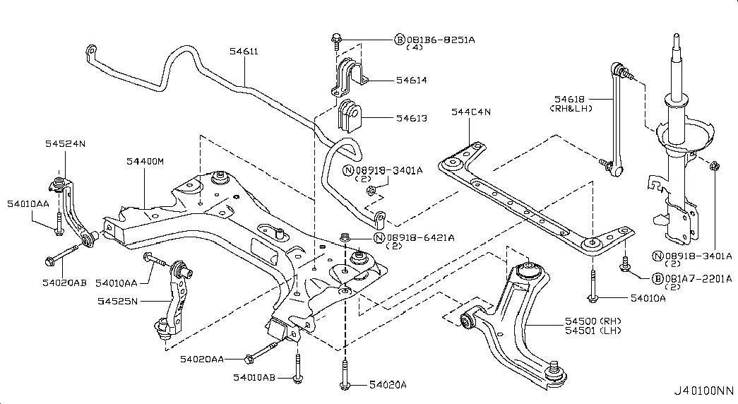 NISSAN 54501-EW000 - Neatkarīgās balstiekārtas svira, Riteņa piekare ps1.lv