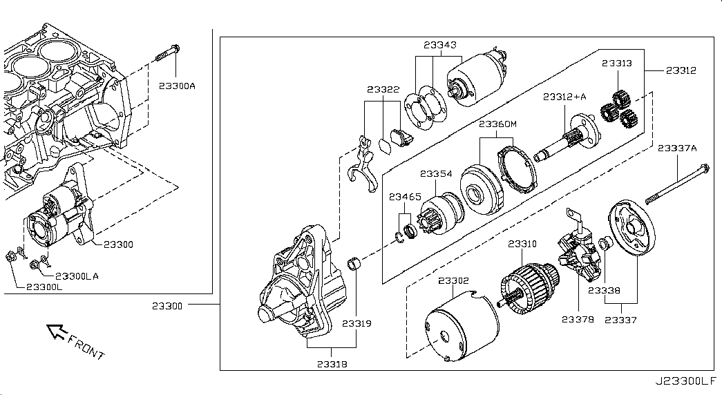 NISSAN 23343BC20A - Relejs, Starteris ps1.lv