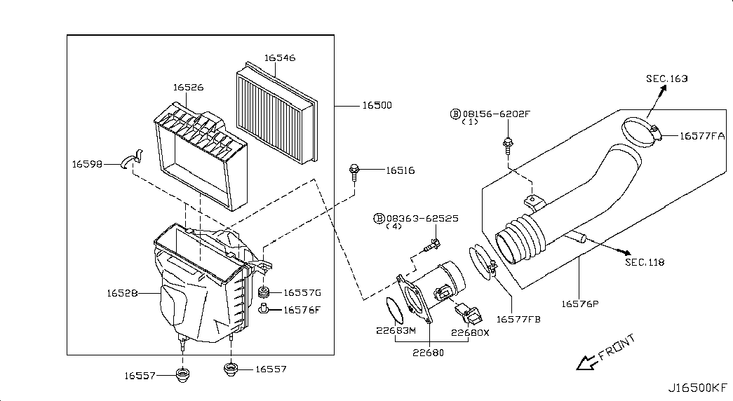 FAW 16546 V0100 - Gaisa filtrs ps1.lv